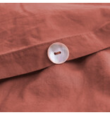 Matt & Rose Duvet cover Terracotta - 260 x 240 + 2x 65 x 65 cm - Washed Cotton