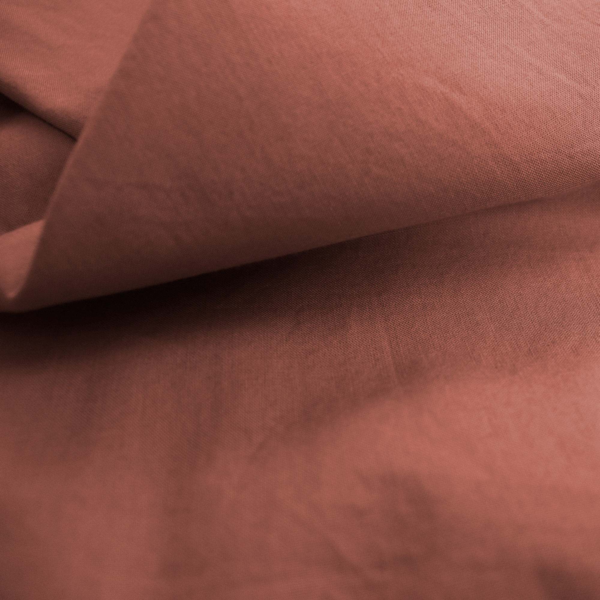 Matt & Rose Duvet cover Terracotta - 260 x 240 + 2x 65 x 65 cm - Washed Cotton