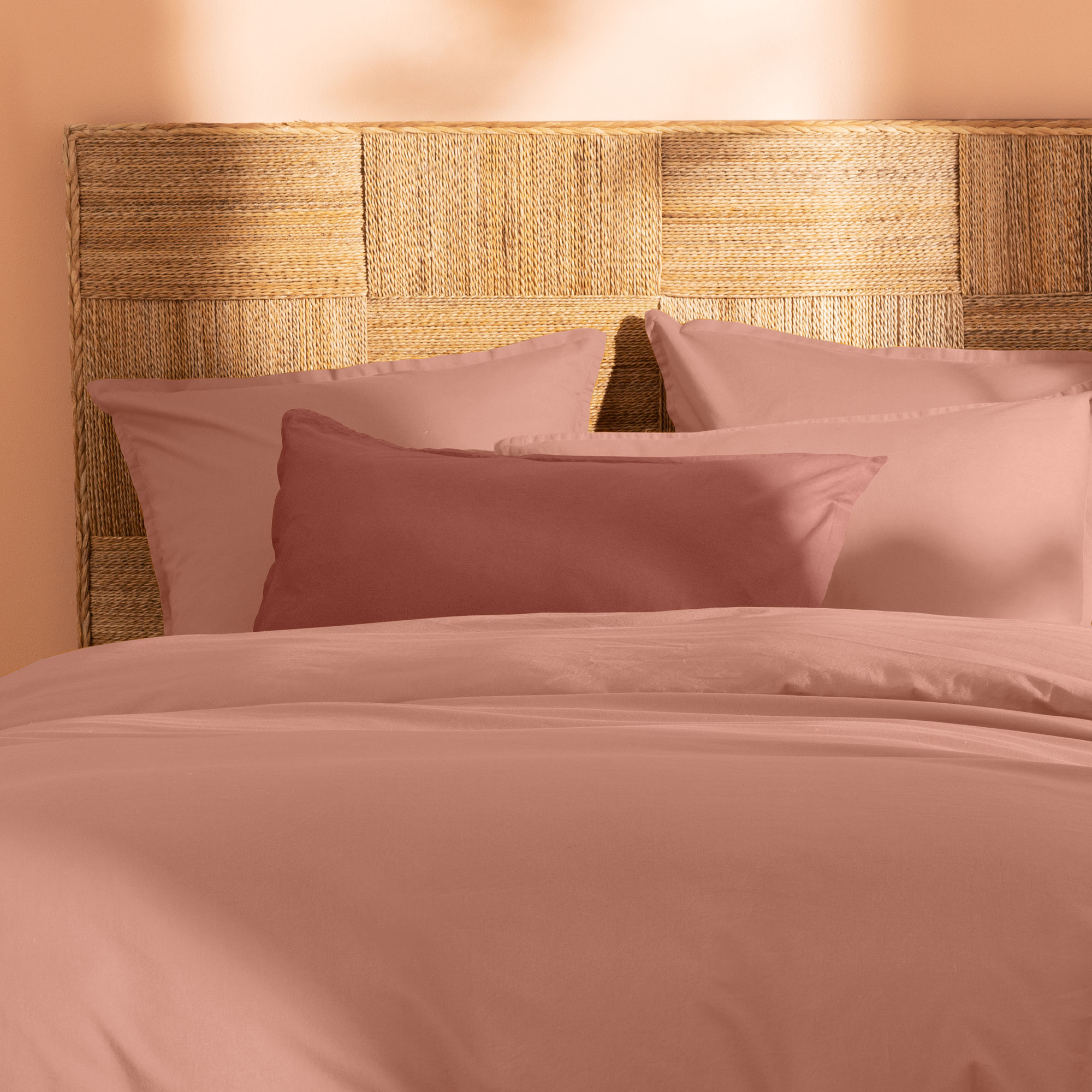 Matt & Rose Duvet cover Nude - 240 x 220 + 2x 65 x 65 cm - Washed cotton