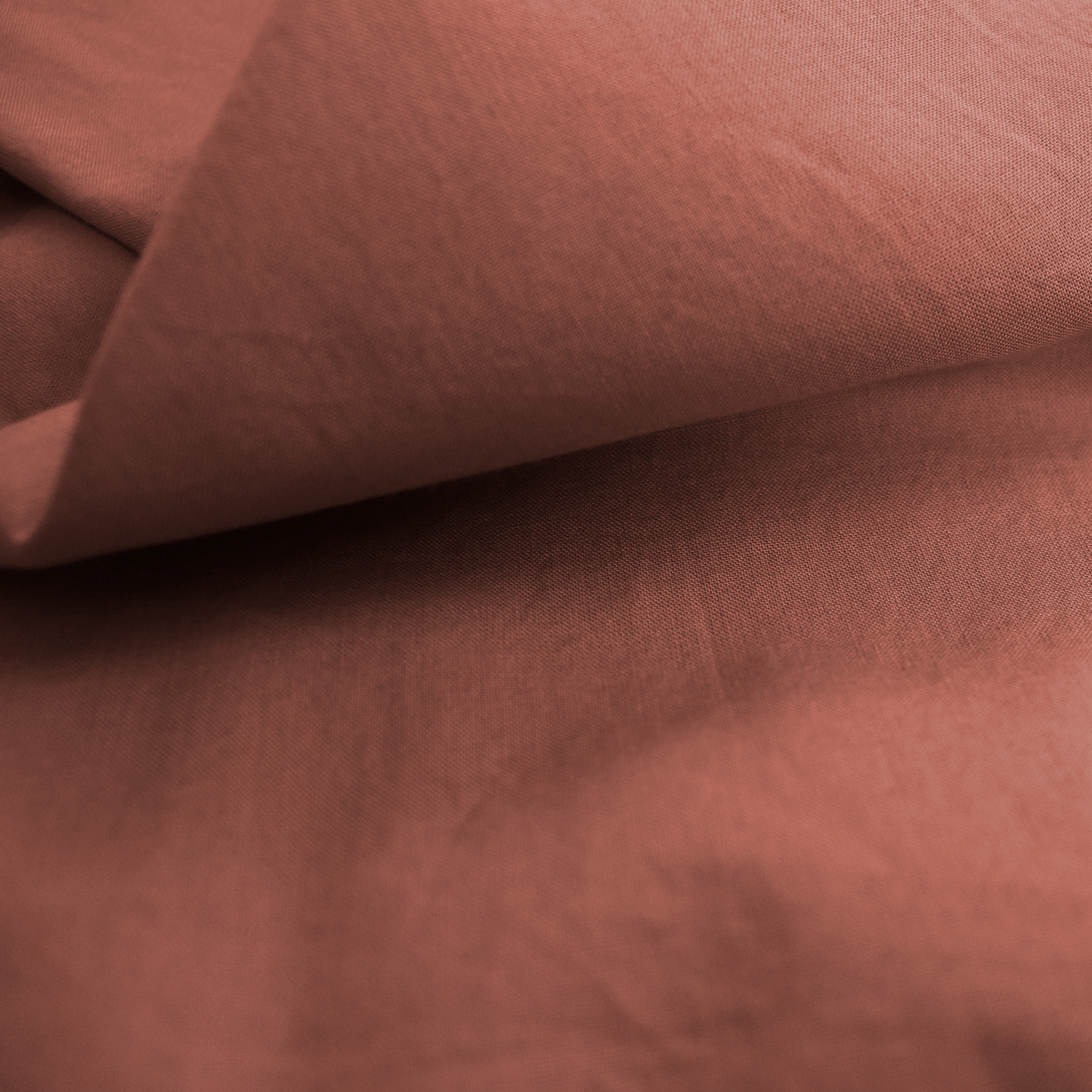 Matt & Rose Duvet cover Terracotta - 240 x 220 + 2x 65 x 65 cm - Washed cotton