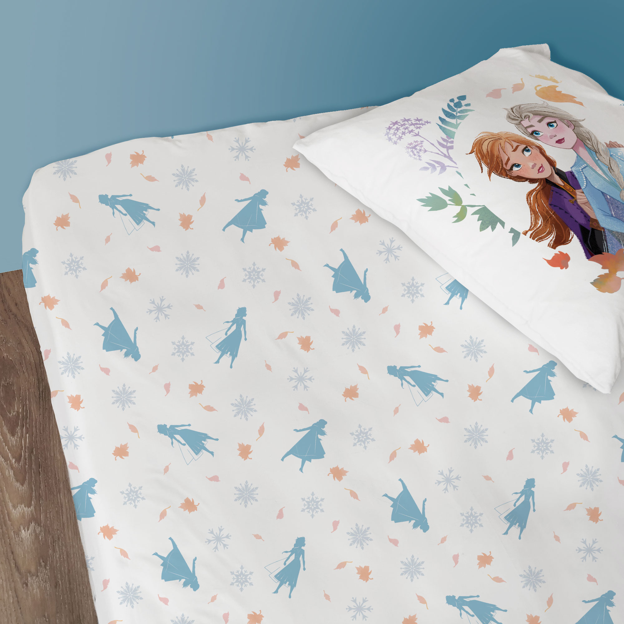 Disney Frozen Hoeslaken, Sisters - Eenpersoons - 90 x 190/200 cm - Katoen