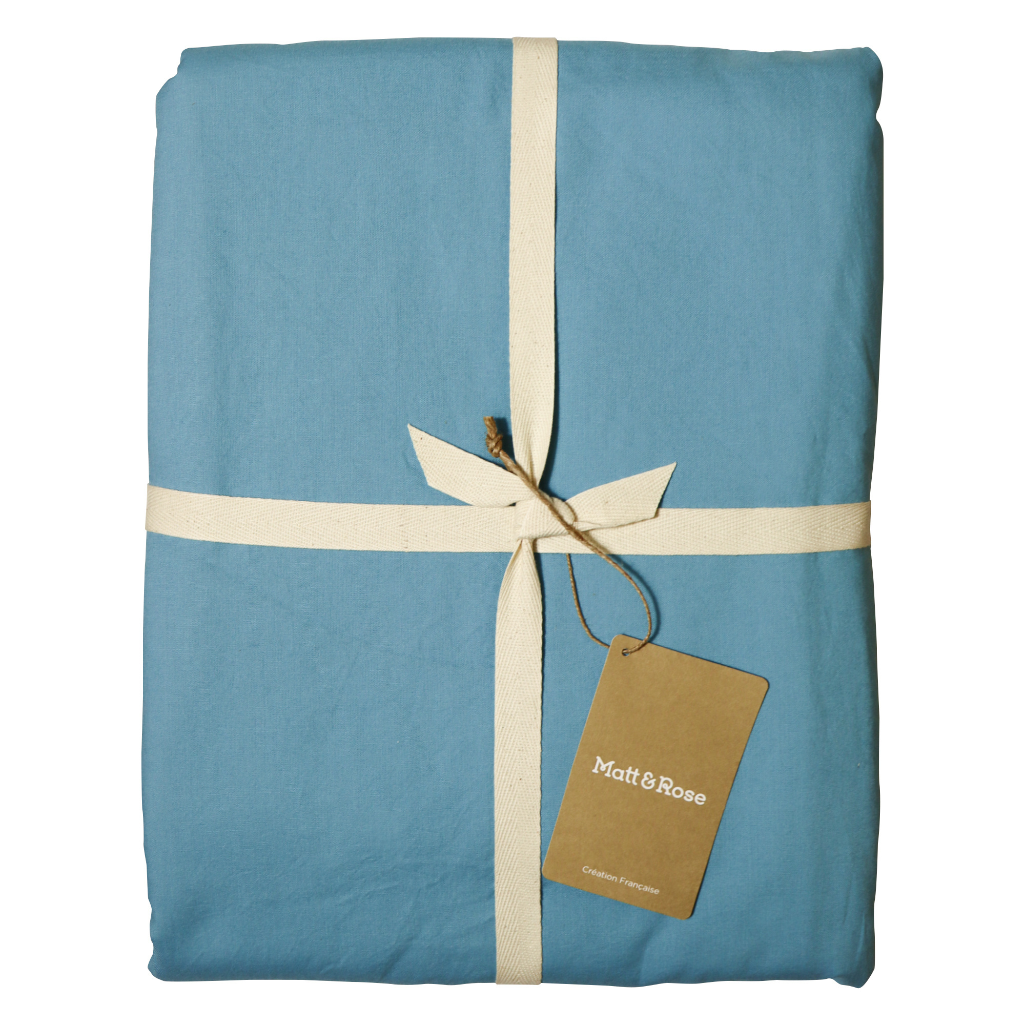 Matt & Rose Duvet cover Ice blue - 240 x 220 + 2x 65 x 65 cm - Washed cotton