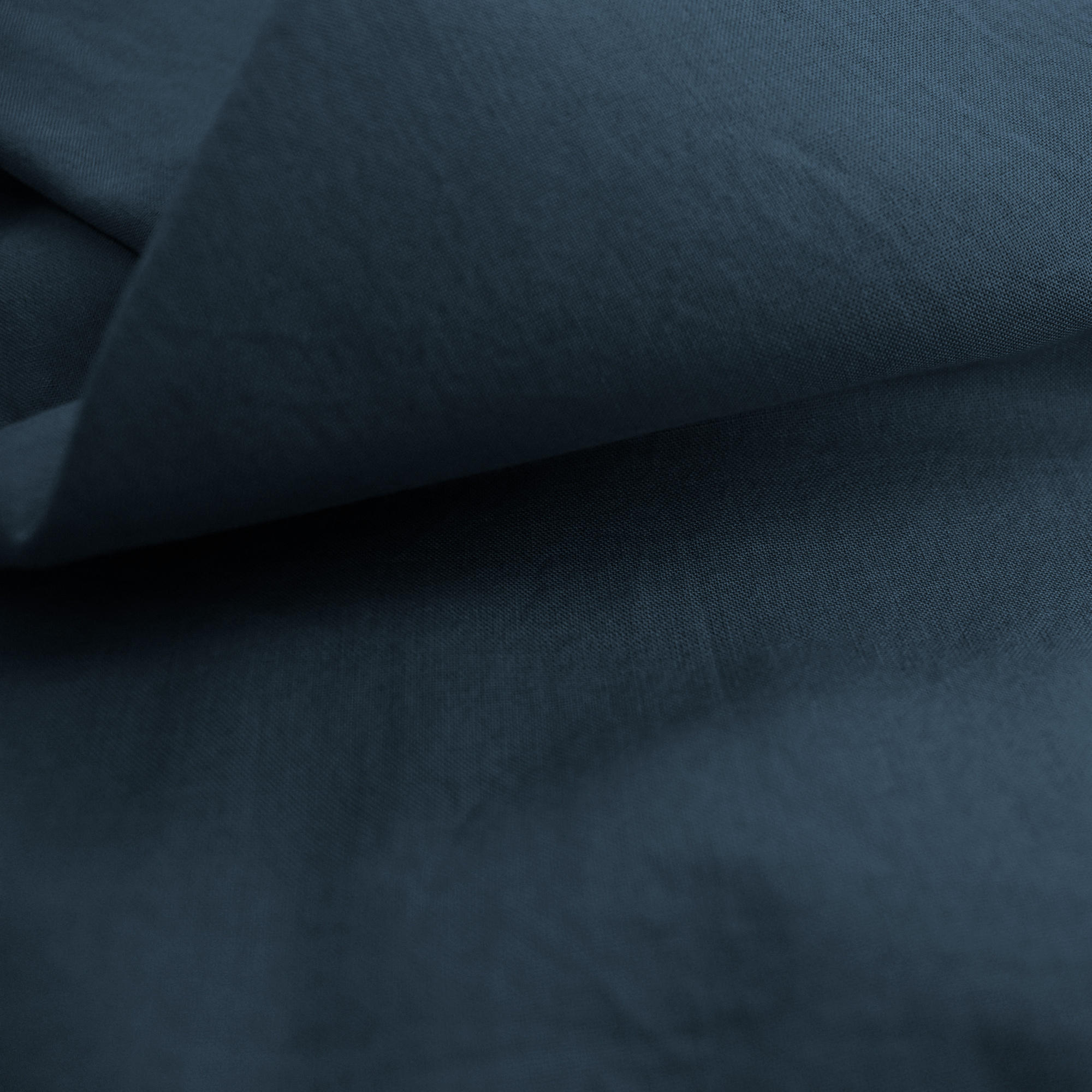 Matt & Rose Duvet cover Dark blue - 240 x 220 + 2x 65 x 65 cm - Washed cotton