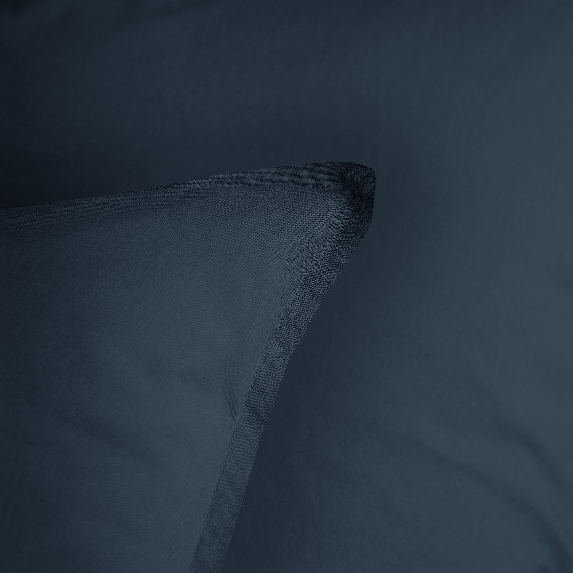 Matt & Rose Duvet cover Dark blue - 260 x 240 + 2x 65 x 65 cm - Washed cotton