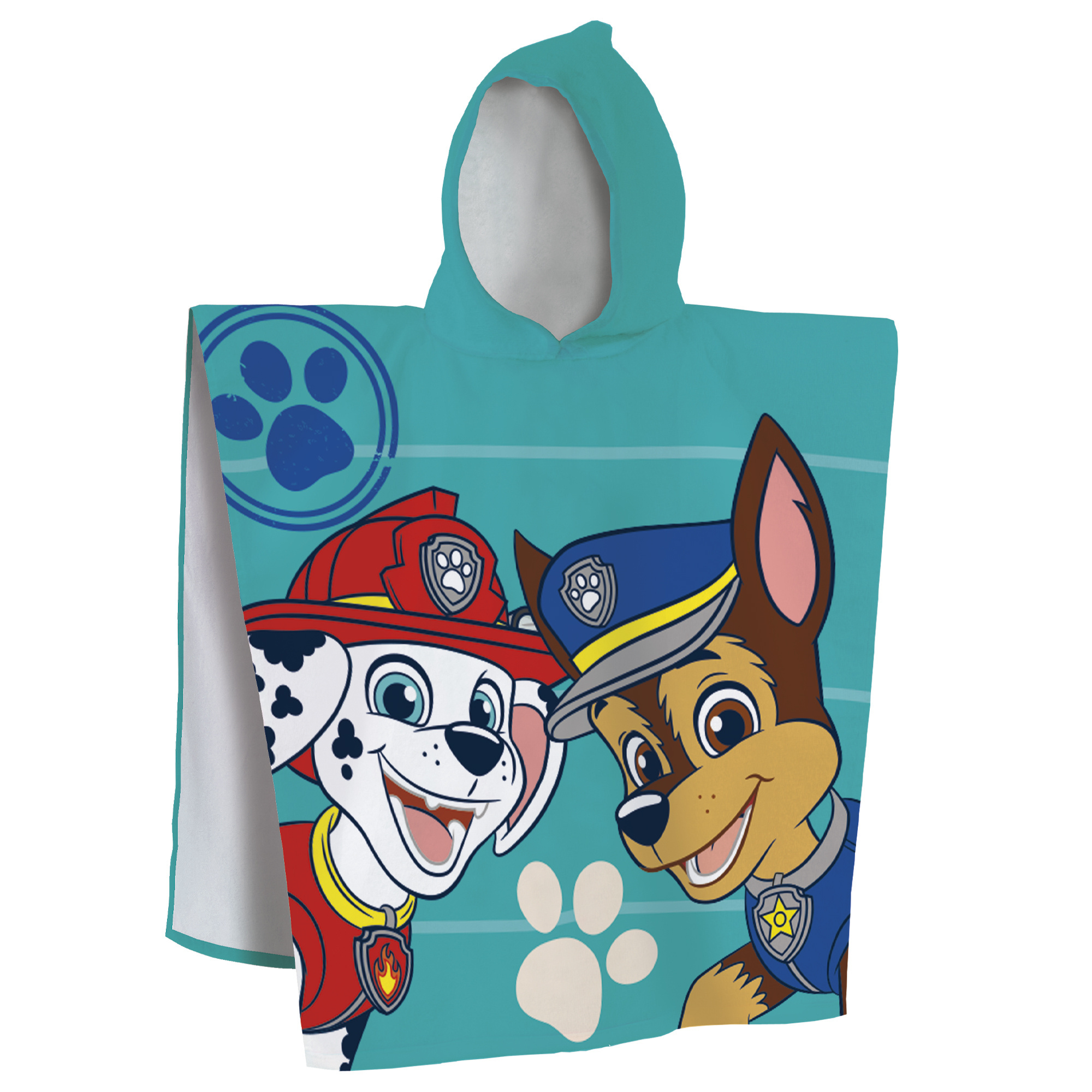 Paw Patrol Poncho / Bath cape, Summer - 60 x 120 cm - Cotton