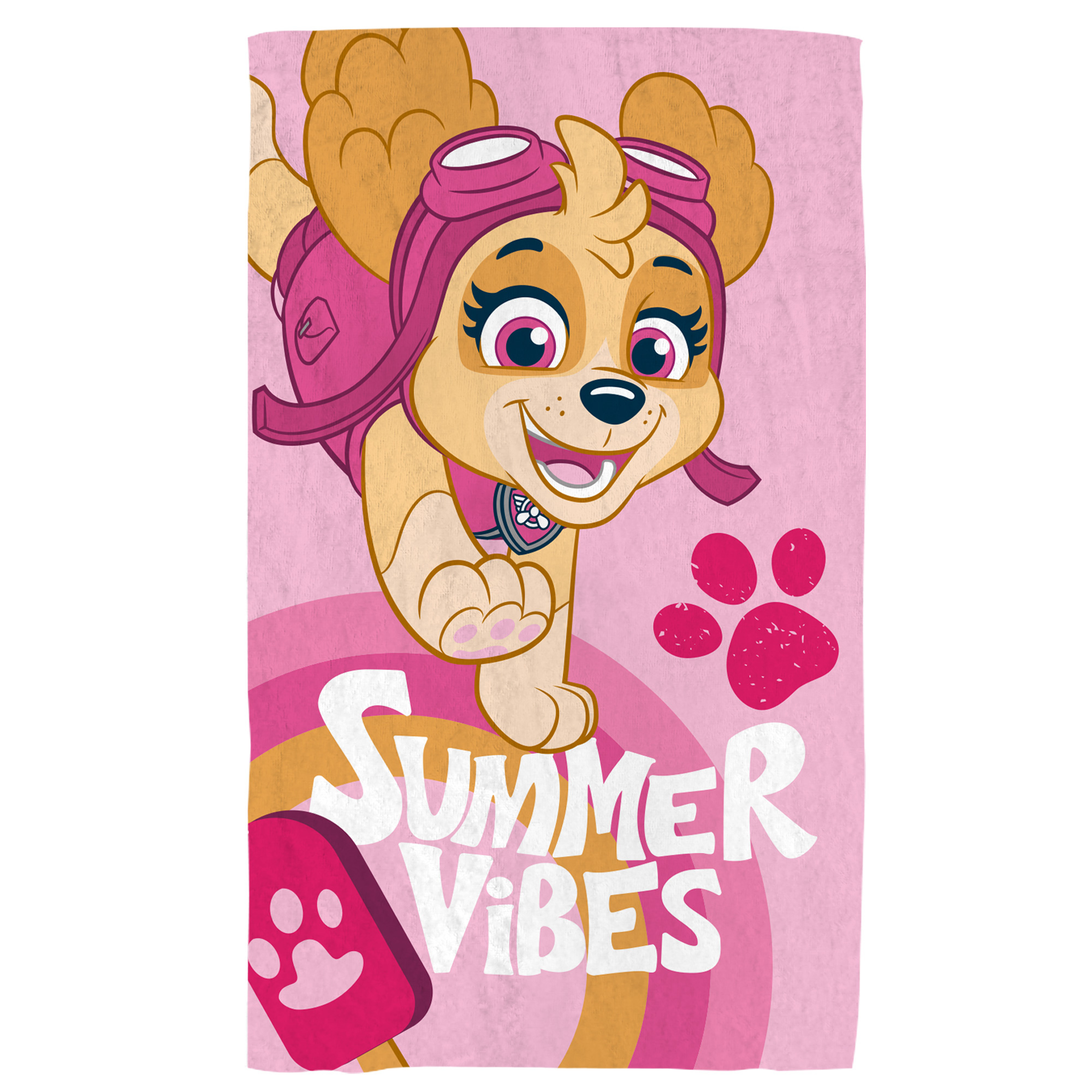 Paw Patrol Beach towel, Summer Vibes - 70 x 120 cm - Cotton