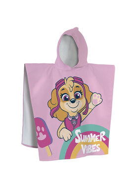 Paw Patrol Poncho / Bath cape Summer Vibes 60 x 120 cm Cotton