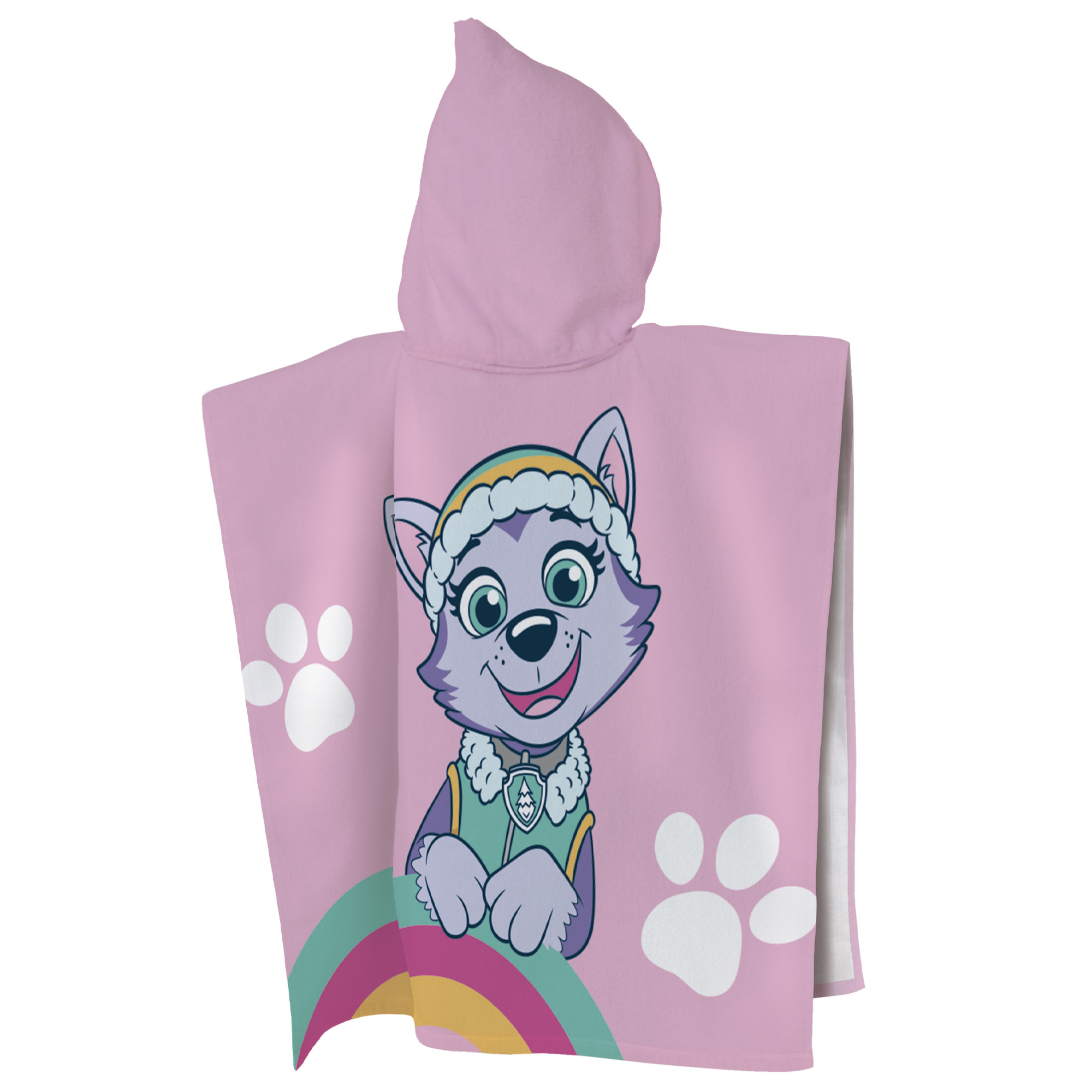 Paw Patrol Poncho / Bath cape, Summer Vibes - 60 x 120 cm - Cotton