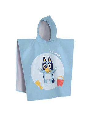 Bluey Poncho / Bathcape Hooray 60 x 120 cm Cotton
