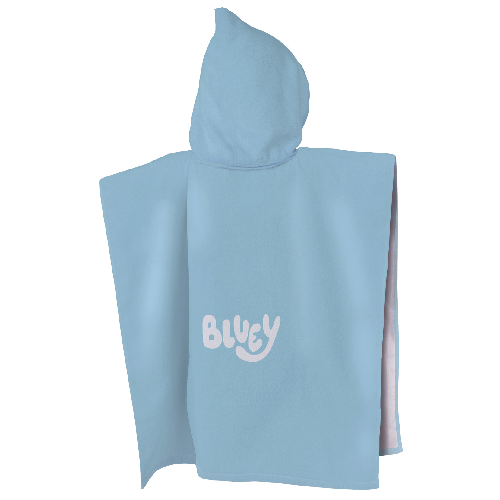 Bluey Poncho / Bathcape, Hooray - 60 x 120 cm - Cotton