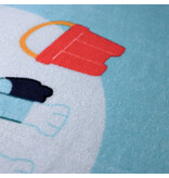 Bluey Poncho / Bathcape, Hooray - 60 x 120 cm - Cotton