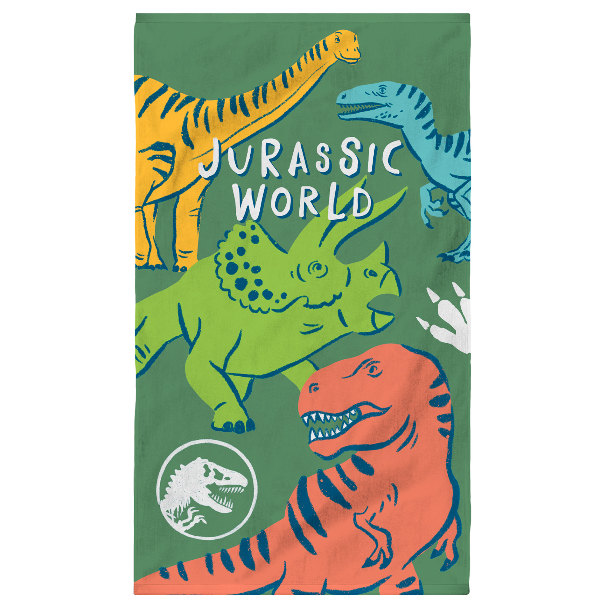 Jurassic World Beach towel Quatro Khaki - 70 x 120 cm - Cotton