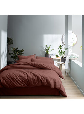 Matt & Rose Duvet cover Wine red 240 x 220 + 65 x 65 Washed cotton
