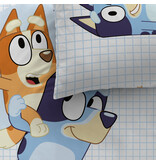 Bluey Duvet cover, Hoera - Single - 140 x 200 + 63 x 63 cm - Cotton
