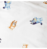 Bluey Duvet cover, Hoera - Single - 140 x 200 + 63 x 63 cm - Cotton