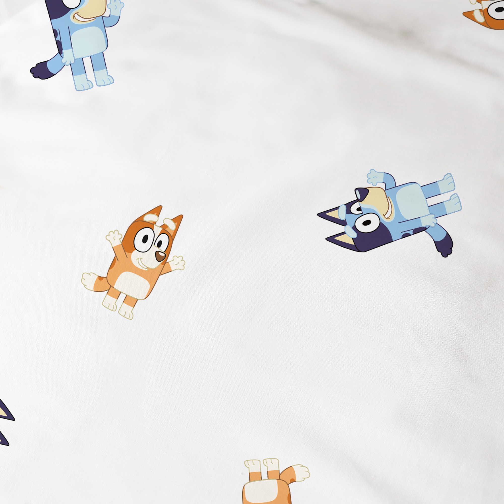 Bluey Duvet cover, Hoera - Single - 140 x 200 + 63 x 63 cm - Cotton