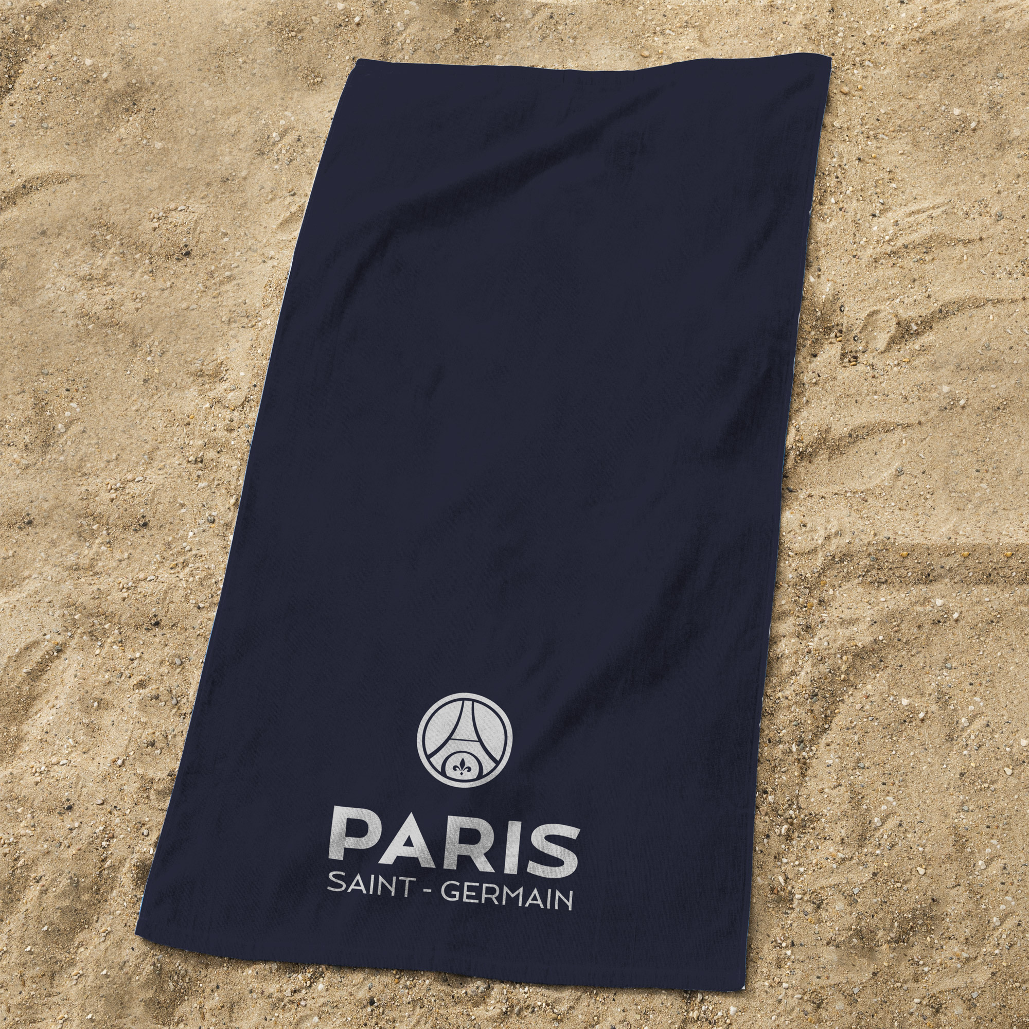 Paris Saint Germain Bath towel White -75 x 150 cm - Cotton