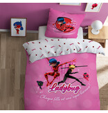 Miraculous Duvet cover, Supergirl - Single - 140 x 200 + 63 x 63 cm - Cotton