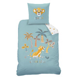 Disney The Lion King Dekbedovertrek, Savana - Eenpersoons - 140 x 200 + 63 x 63 cm - Katoen