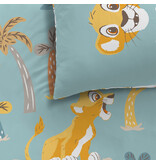 Disney The Lion King Dekbedovertrek, Savana - Eenpersoons - 140 x 200 + 63 x 63 cm - Katoen