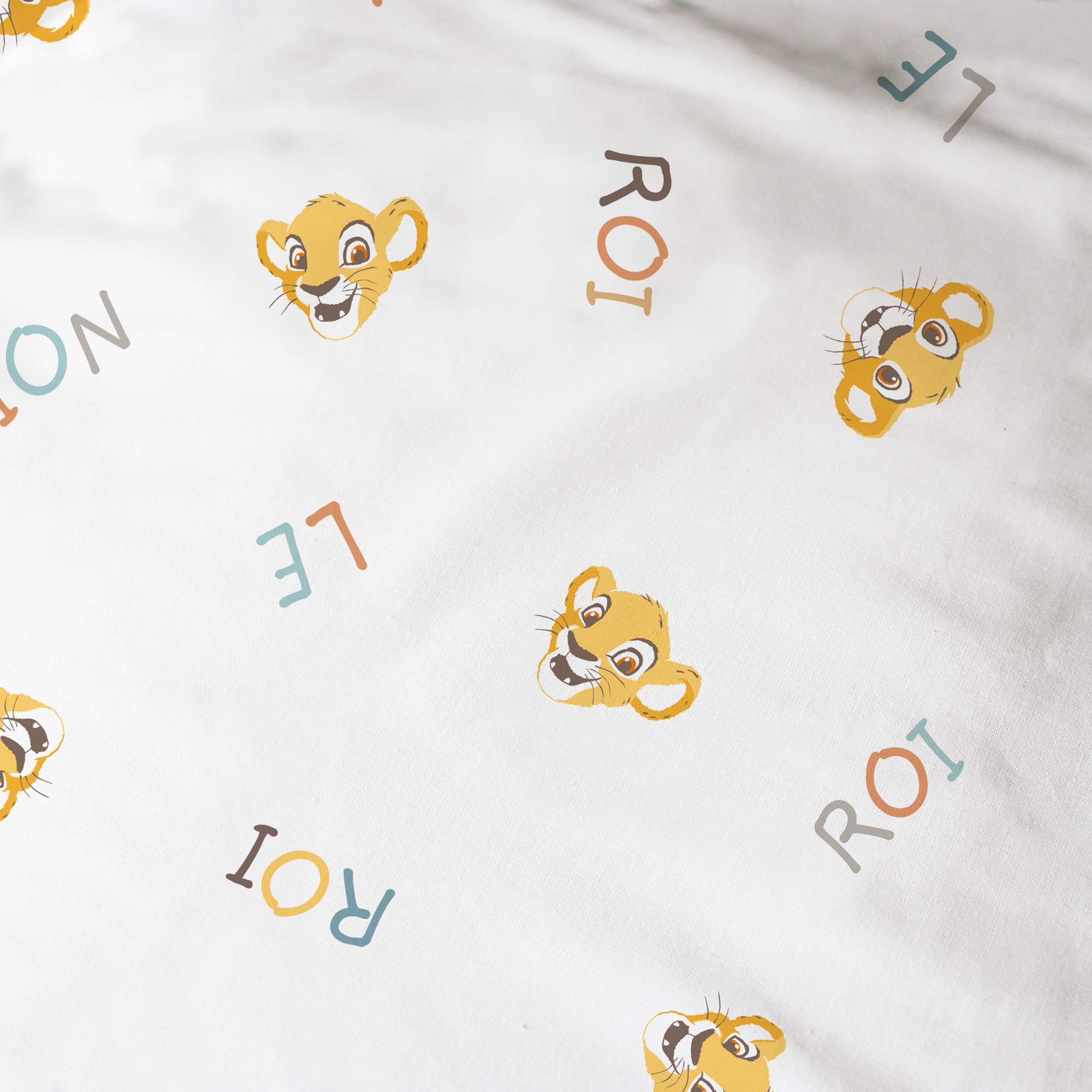 Disney The Lion King Duvet cover, Savana - Single - 140 x 200 + 63 x 63 cm - Cotton