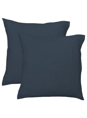 Matt & Rose Set Kussenslopen Pauw Blauw 65 x 65 cm Mousseline Katoen