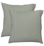 Matt & Rose Dekbedovertrek Mosgroen - 260 x 240 + (2x) 65 x 65 - Mousseline Katoen