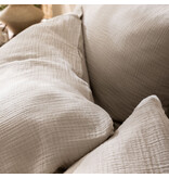 Matt & Rose Dekbedovertrek Naturel - 240 x 220 + (2x) 65 x 65 - Mousseline Katoen