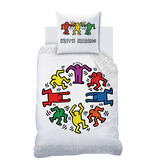 Keith Haring Duvet cover Party - 140 x 200 + 63 x 63 cm - Cotton
