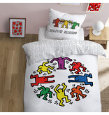 Keith Haring Duvet cover Party - 140 x 200 + 63 x 63 cm - Cotton