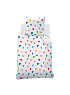 Wee Blue Bell Duvet cover Amour 140 x 200 + 63 x 63 cm Cotton