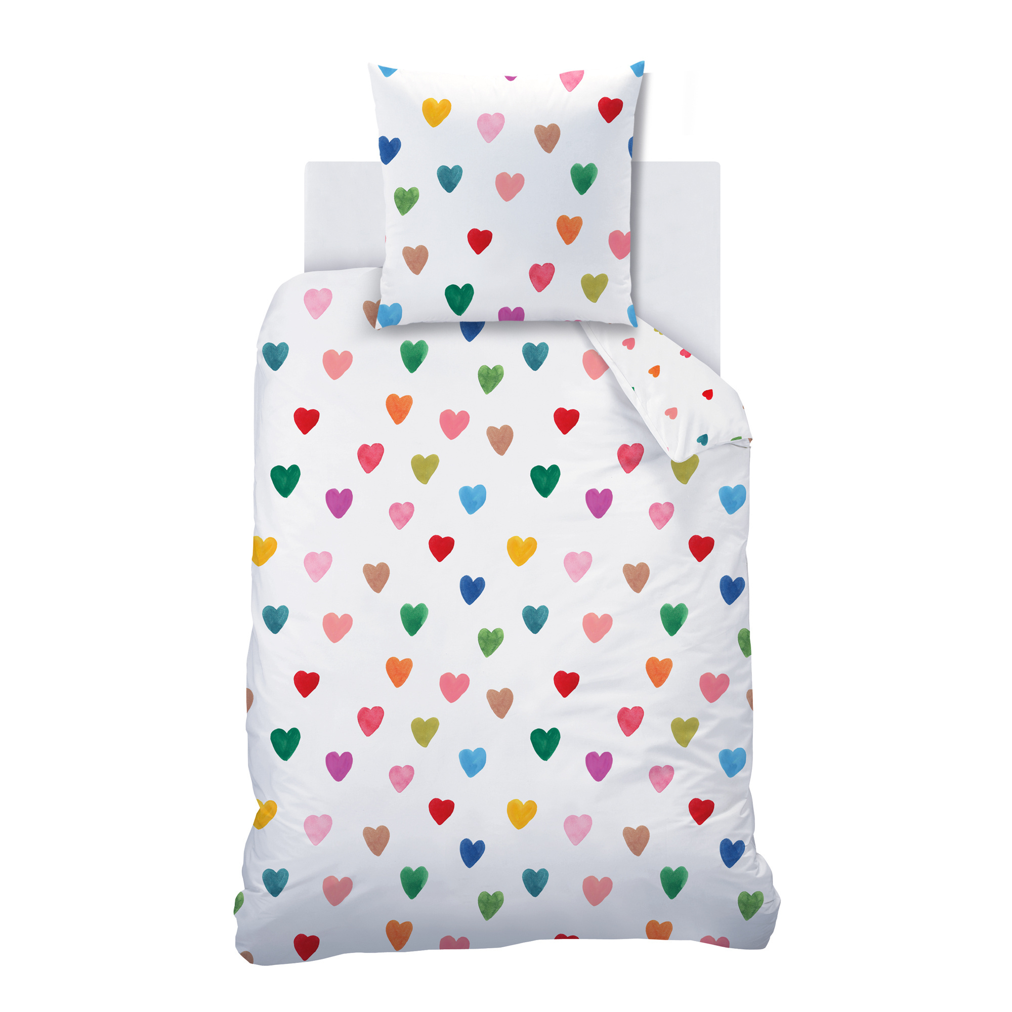 Wee Blue Bell Duvet cover Amour - 140 x 200 + 63 x 63 cm - Cotton