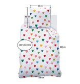 Wee Blue Bell Duvet cover Amour - 140 x 200 + 63 x 63 cm - Cotton