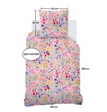 Wee Blue Bell Duvet cover Jardin Secret - 140 x 200 + 63 x 63 cm - Cotton