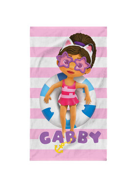 Gabby's poppenhuis Beach towel Magique Pink 70 x 120 cm Cotton