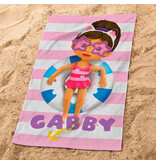 Gabby's poppenhuis Beach towel, Magique Pink - 70 x 120 cm - Cotton