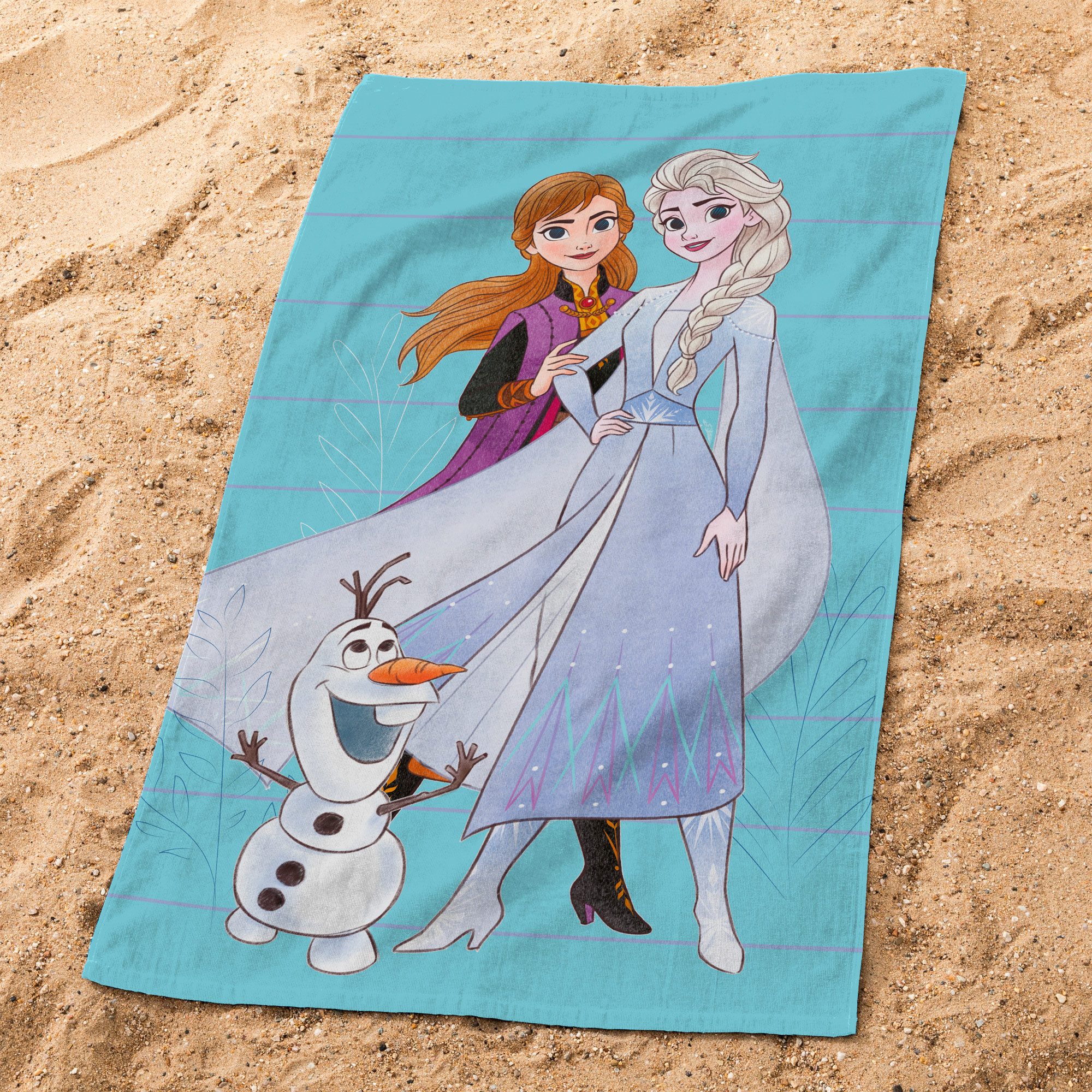Disney Frozen Beach towel, Azur - 70 x 120 cm - Cotton