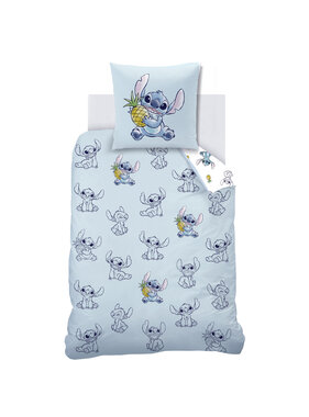 Disney Lilo & Stitch Dekbedovertrek Ananas 140 x 200 + 63 x 63 cm Katoen