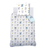 Disney Lilo & Stitch Dekbedovertrek, Ananas - Eenpersoons - 140 x 200 + 63 x 63 cm - Katoen
