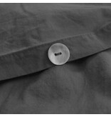Matt & Rose Duvet cover Anthracite - 260 x 240 + 2x 65 x 65 cm - Washed cotton