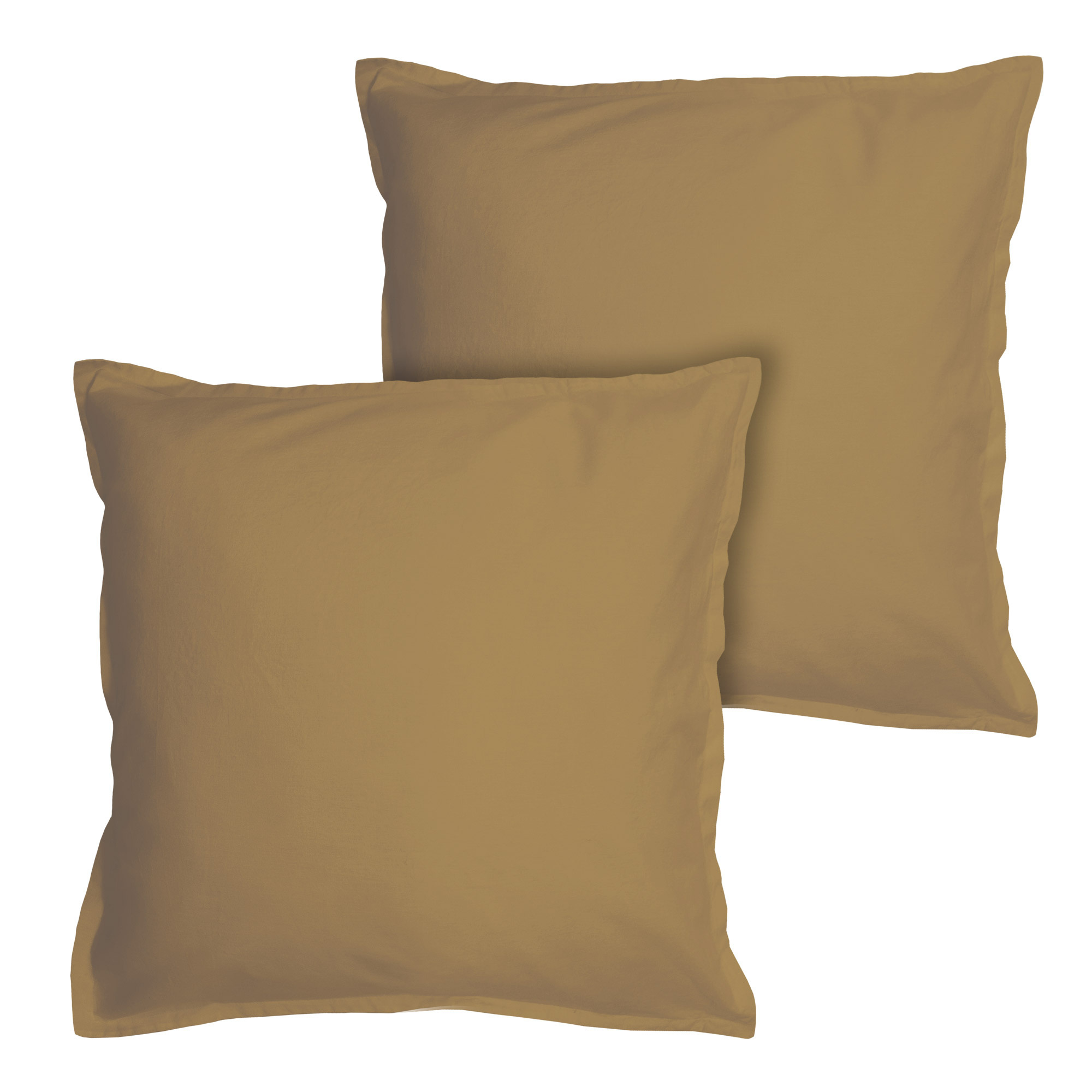 Matt & Rose Dekbedovertrek Honing - 240 x 220 + 2x 65 x 65 cm - Gewassen katoen