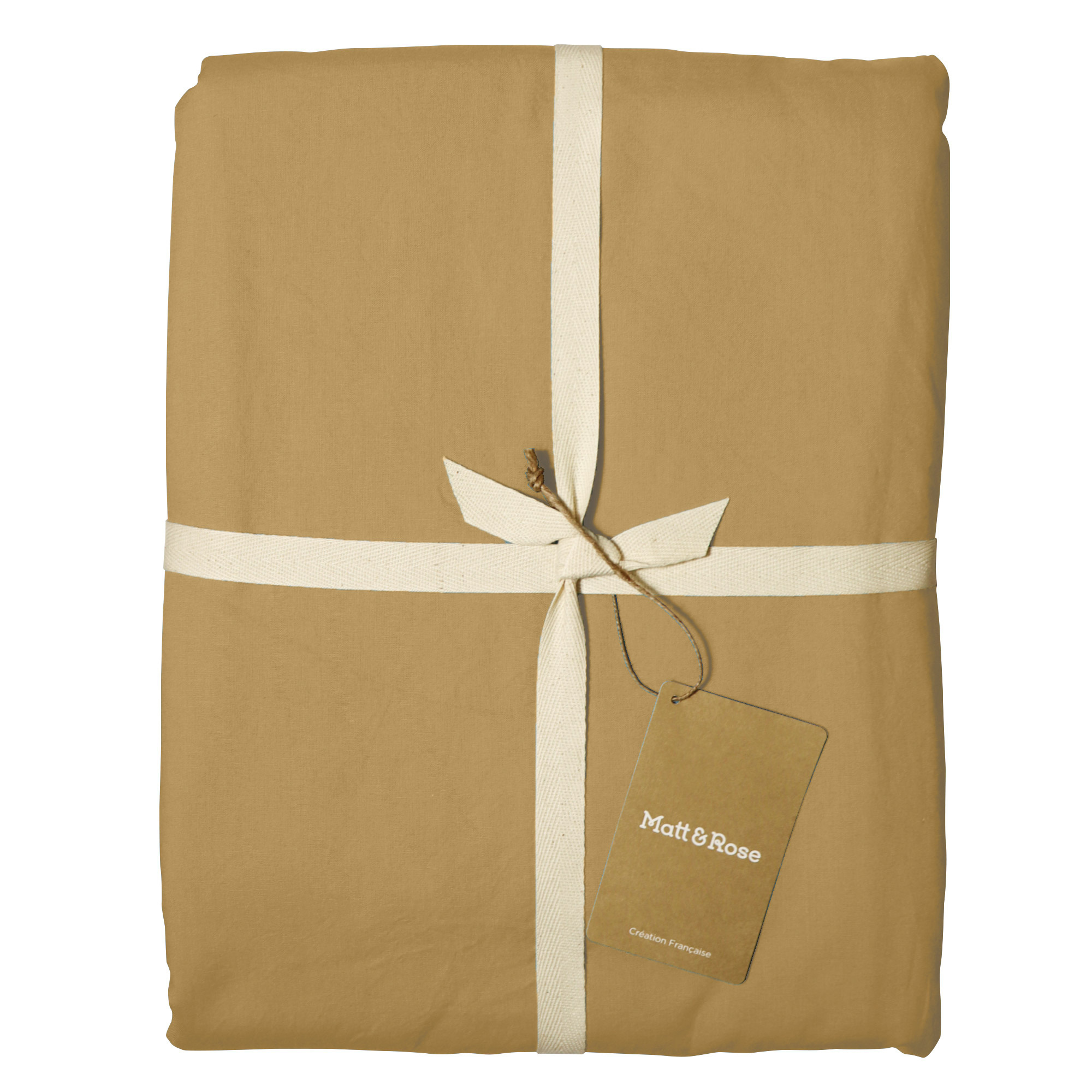 Matt & Rose Duvet cover Honey - 260 x 240 + 2x 65 x 65 cm - Washed cotton