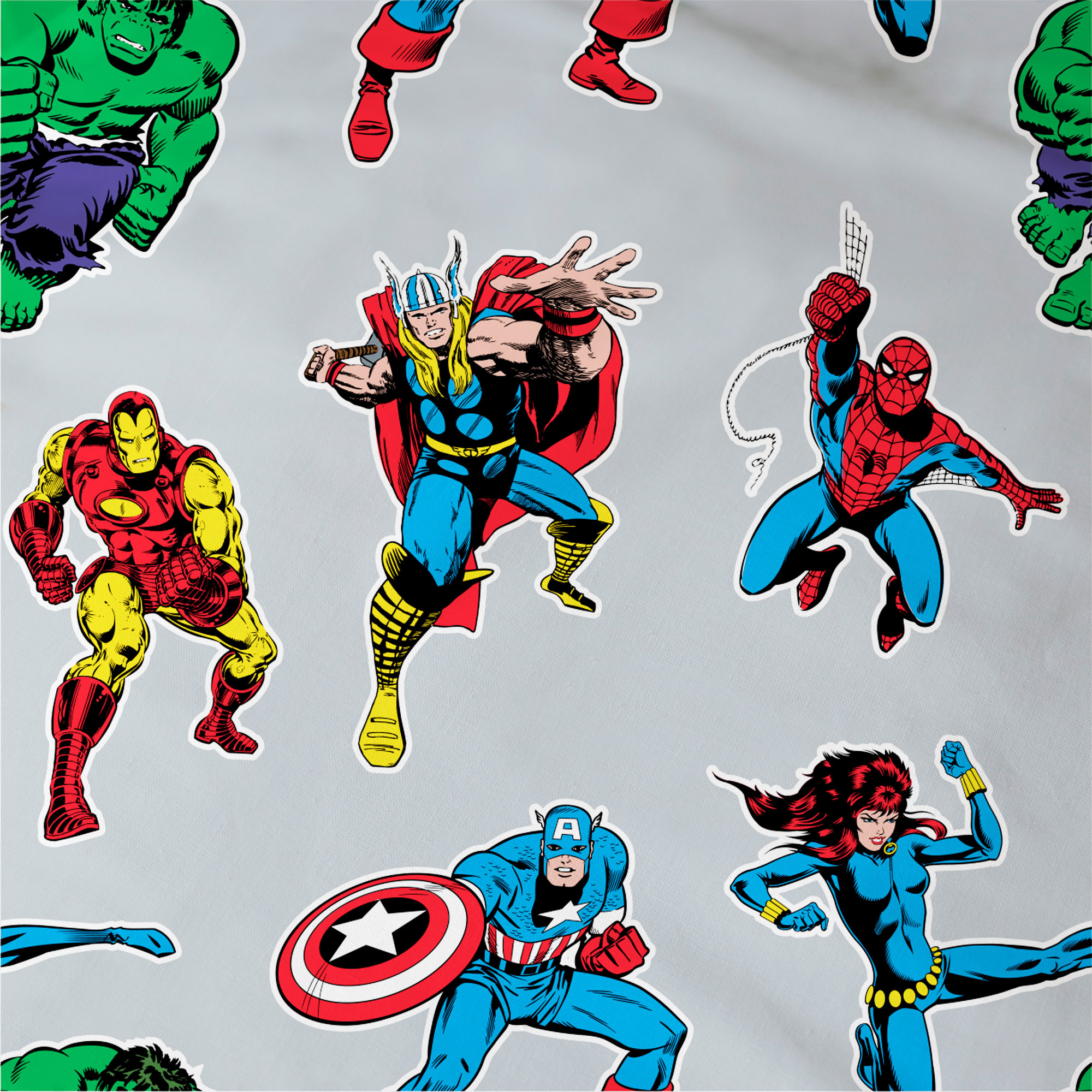 Marvel Avengers Duvet cover Comics - 140 x 200 + 63 x 63 cm - Cotton