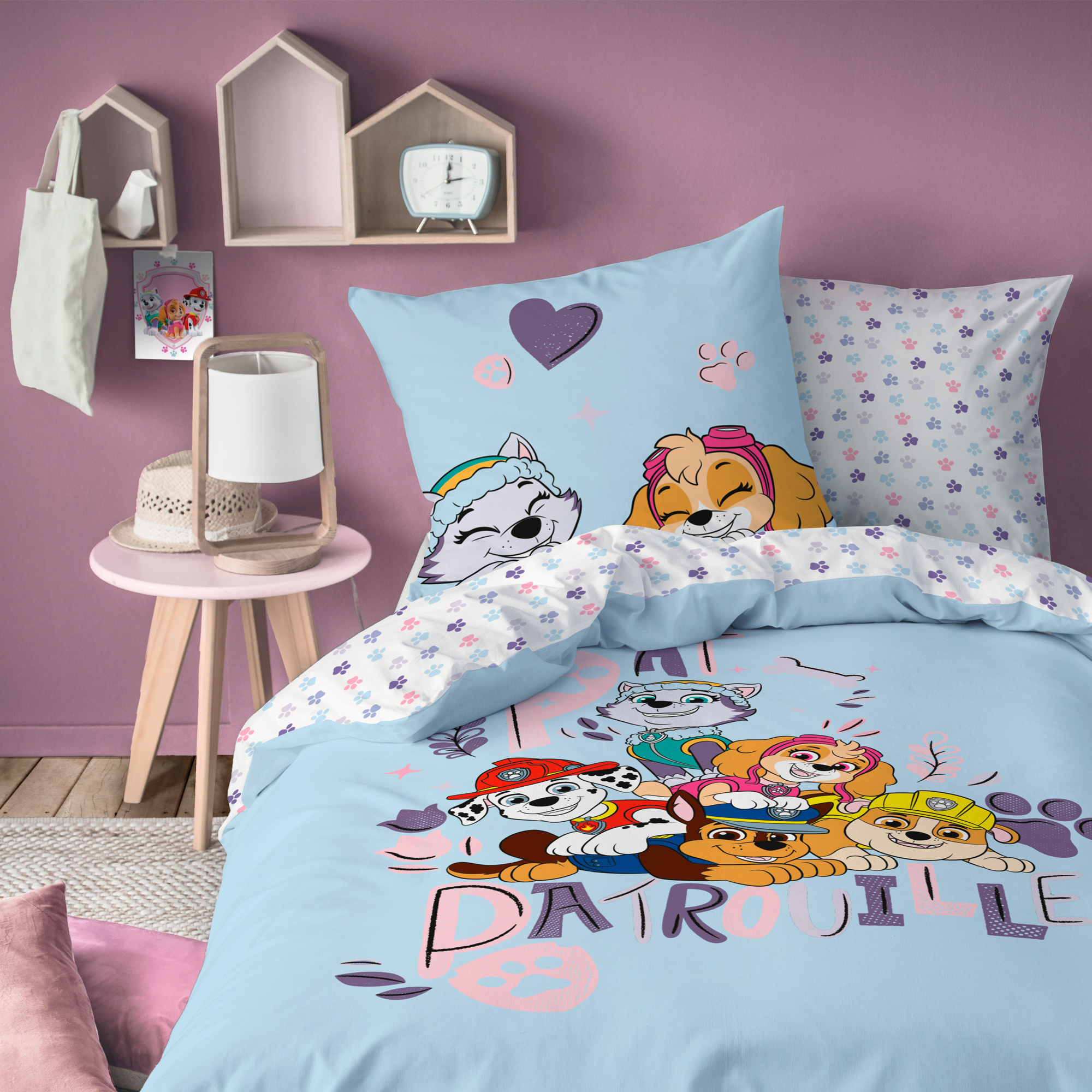 Paw Patrol Duvet cover Waf - 140 x 200 + 63 x 63 cm - Cotton