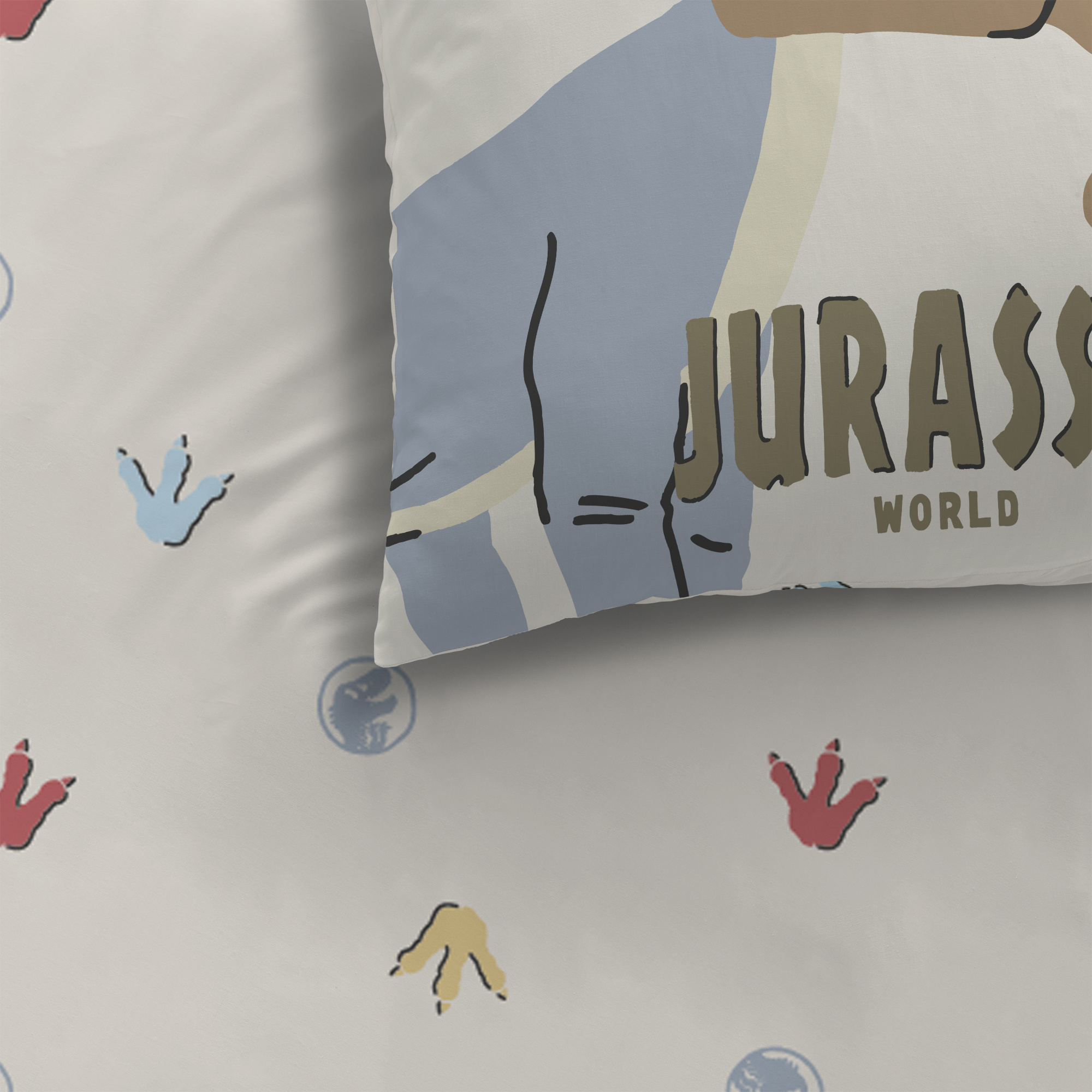 Jurassic World Duvet cover Sicju - 140 x 200 + 63 x 63 cm - Cotton