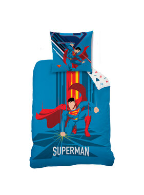 Superman Duvet cover Supera 140 x 200 + 63 x 63 cm Cotton
