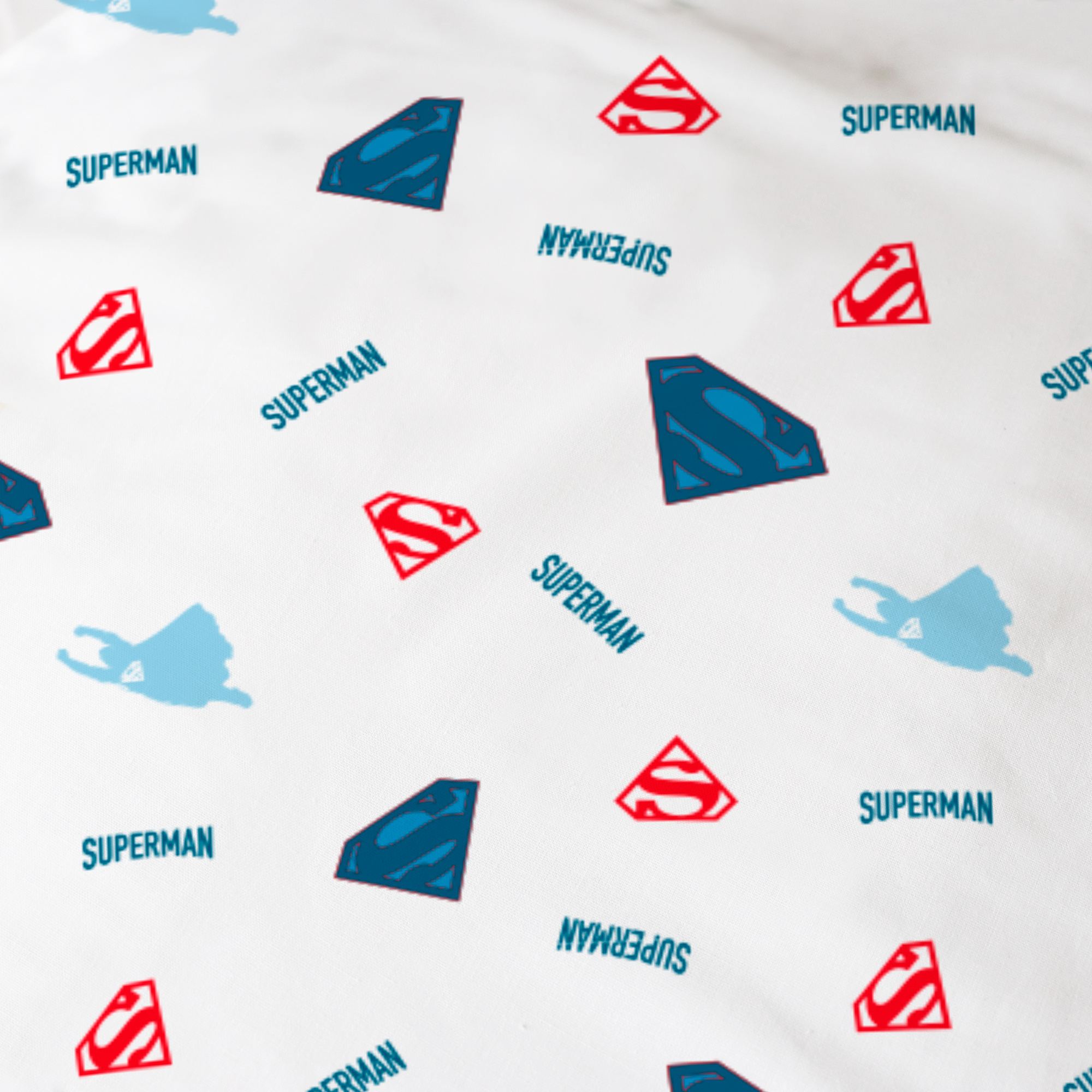 Superman Duvet cover Supera - 140 x 200 + 63 x 63 cm - Cotton
