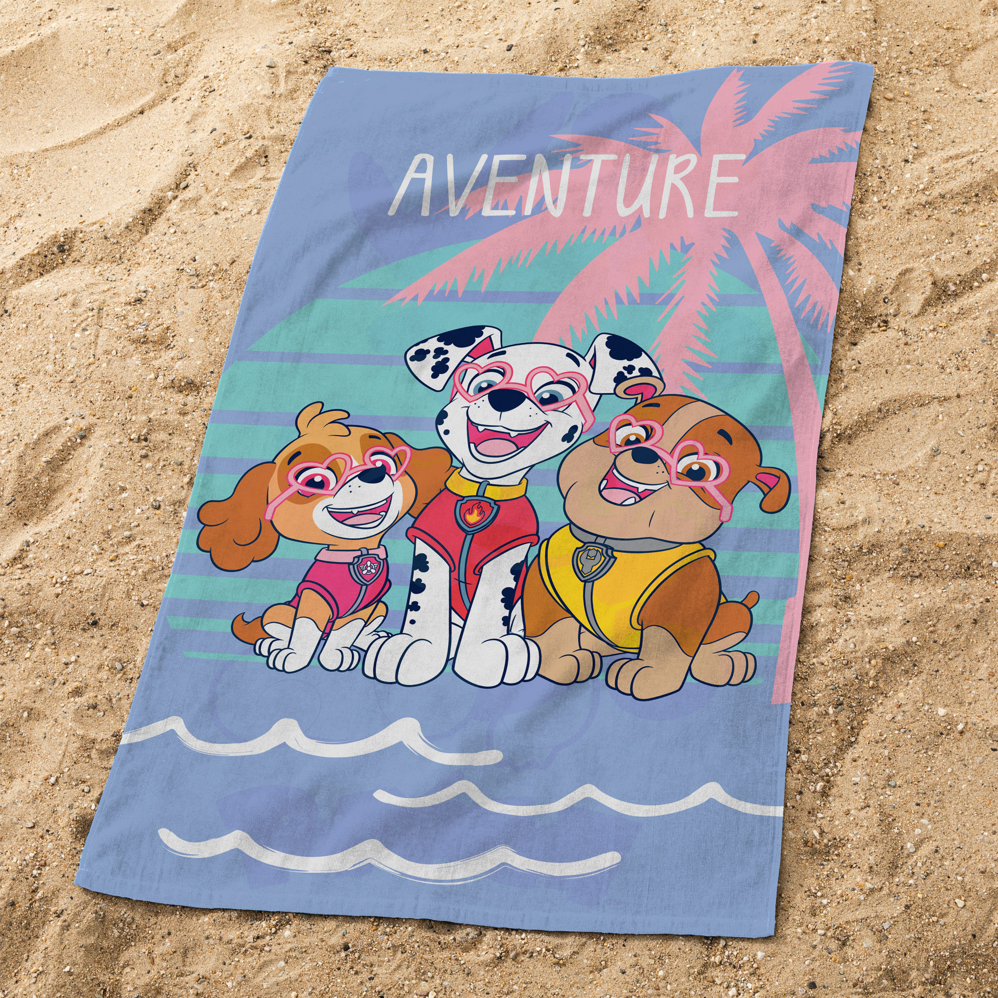 Paw Patrol Beach towel Sunset - 70 x 120 cm - Cotton