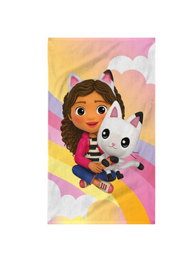 Gabby's poppenhuis Beach towel Magique Rainbow 70 x 120 cm Cotton