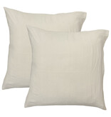 Matt & Rose Dekbedovertrek Naturel - 140 x 200 + 63 x 63 cm - Mousseline Katoen